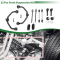 12 Pcs Front Upper Control Arms for Ford Ranger (1998–2011) No.K80052/K80054