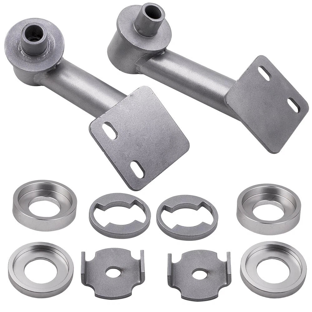 2X Rear Cradle Bushing Lockout Set for Ford Mustang (2015–2020) Aluminum