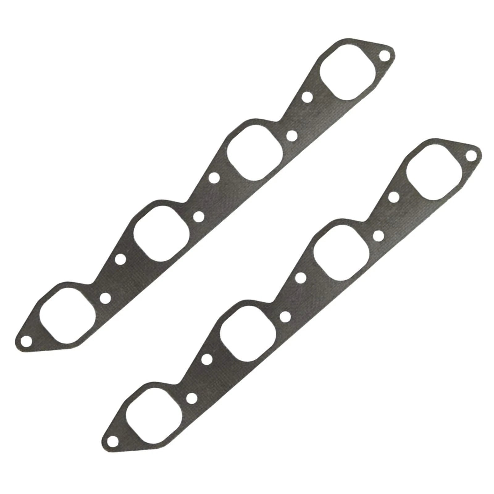 2PCS Exhaust Manifold Gasket for Mercruiser OMC (27-46820, 909613, 3852472, 18-0418)