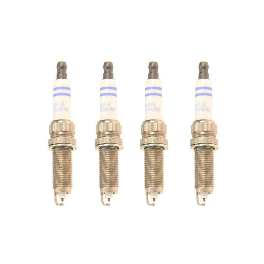 Set of 4 Bosch Double Platinum Spark Plugs for BMW F22 F23 F30 F32 F33 F34 F36