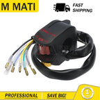 Left Handlebar Run Switch for Honda (35200-958-013, 35200-958-681, 35200-943-680)