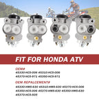 Front Brake Wheel Cylinders for Honda Rancher 350 TRX350 / Fourtrax 300 TRX300FW (2000–2006)