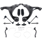12pc Front Lower Control Arm Tie Rod Kit for 2007-2011 2012 Hyundai Elantra 2.0L