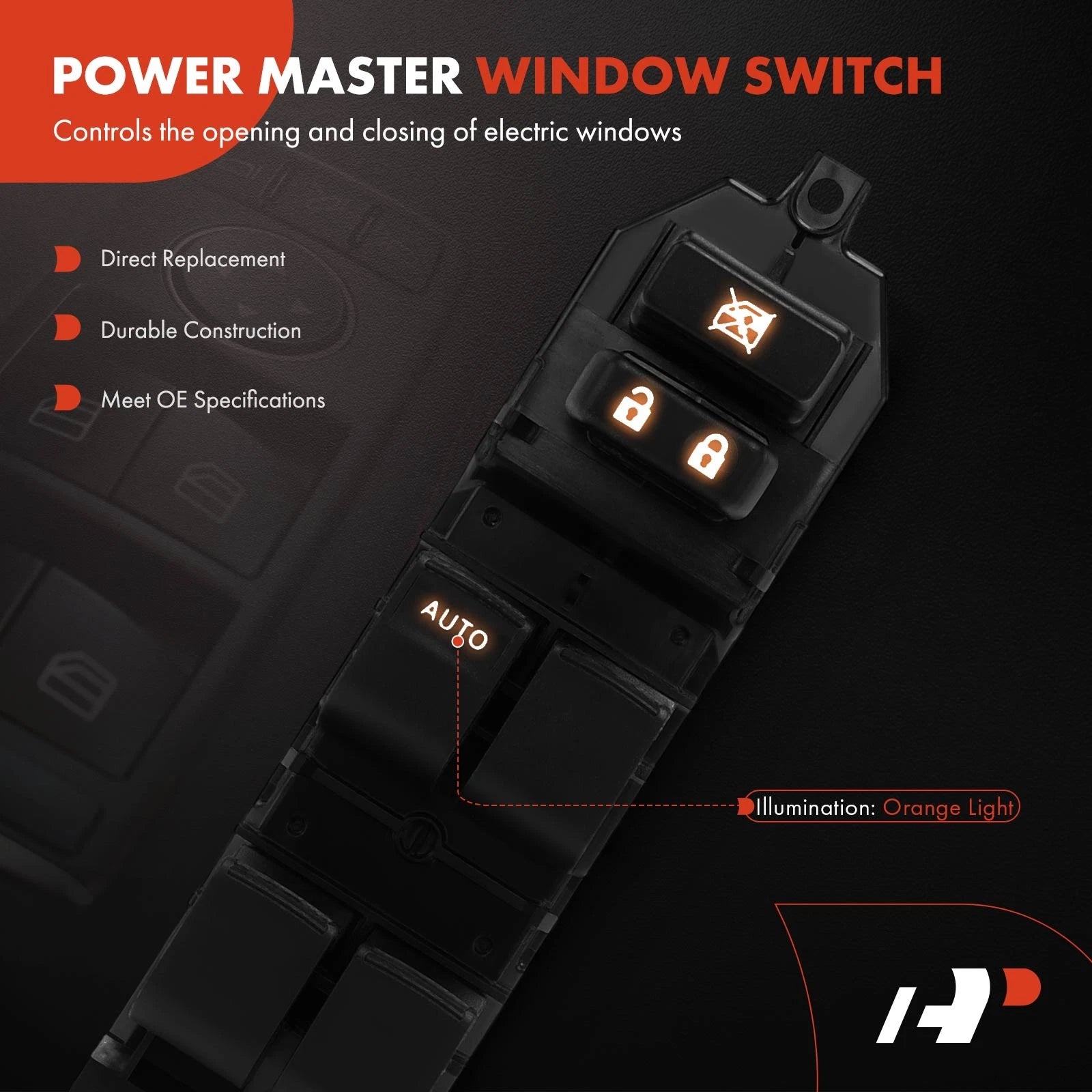 Front Left Power Window Switch for Toyota Corolla Matrix (2009–2013)