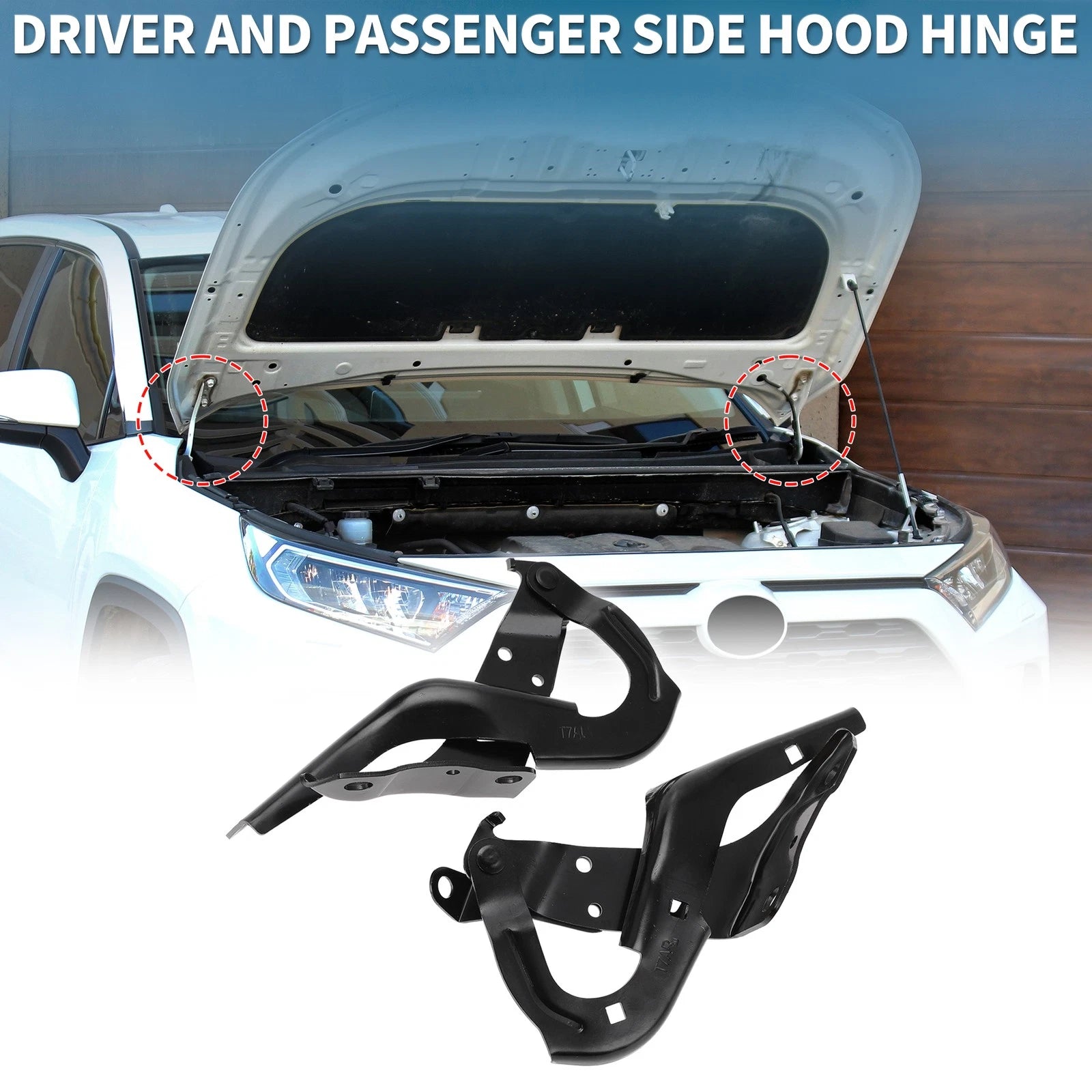 Hood Hinges Set of 2 for Honda HR-V (2016–2022) No. 60170T7WA01ZZ