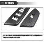 Set of 1 Window Switch Panel Cover Trim ABS for Honda CR-V (2017–2022) Carbon Fiber