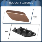 Front Right Washer Nozzle Cover Cap for Volkswagen Jetta A6 (2011–2014) Brown