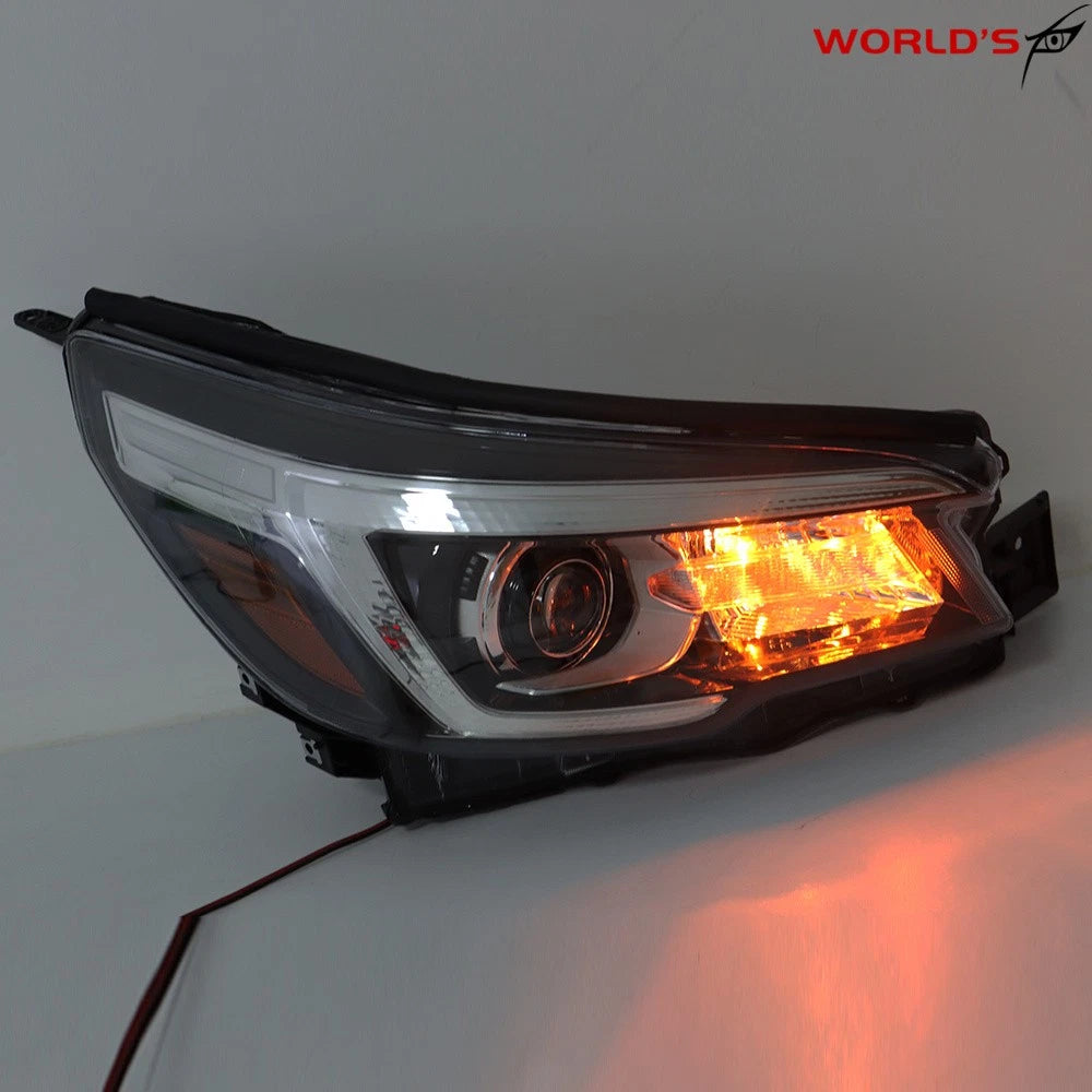 Headlight for Subaru Forester (2019–2020) Halogen Chrome Clear Right Side