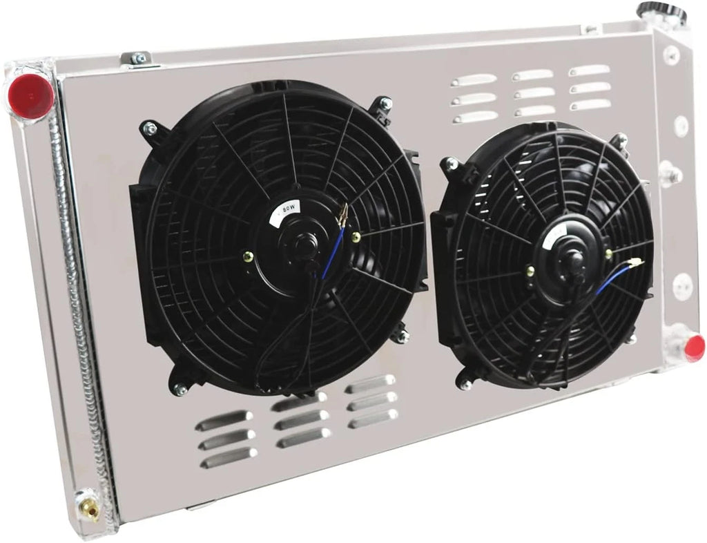 3X 161 3-Row Radiator, Shroud, Fan for Chevy Chevelle/El Camino/C10 (1968–1977)