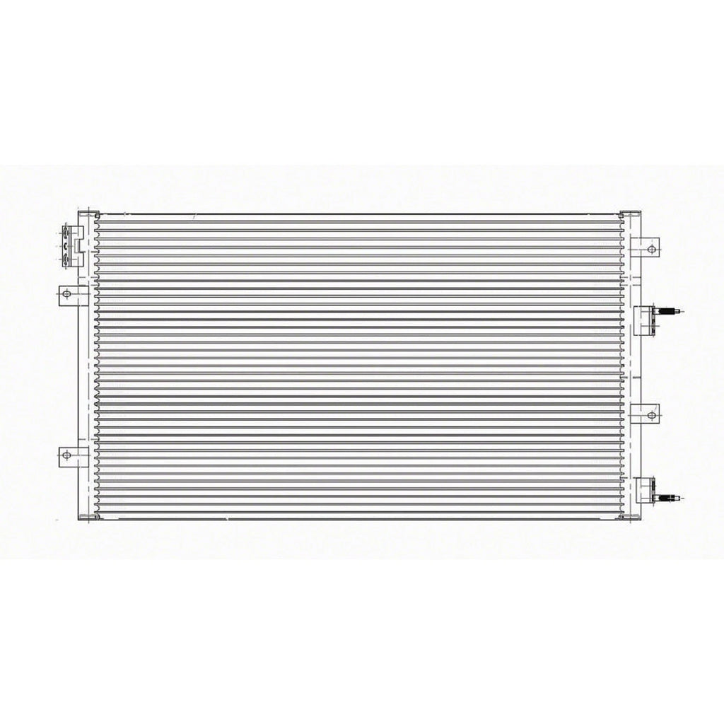 Replacement A/C Condenser New Hoses Required (See compatibility Chart)