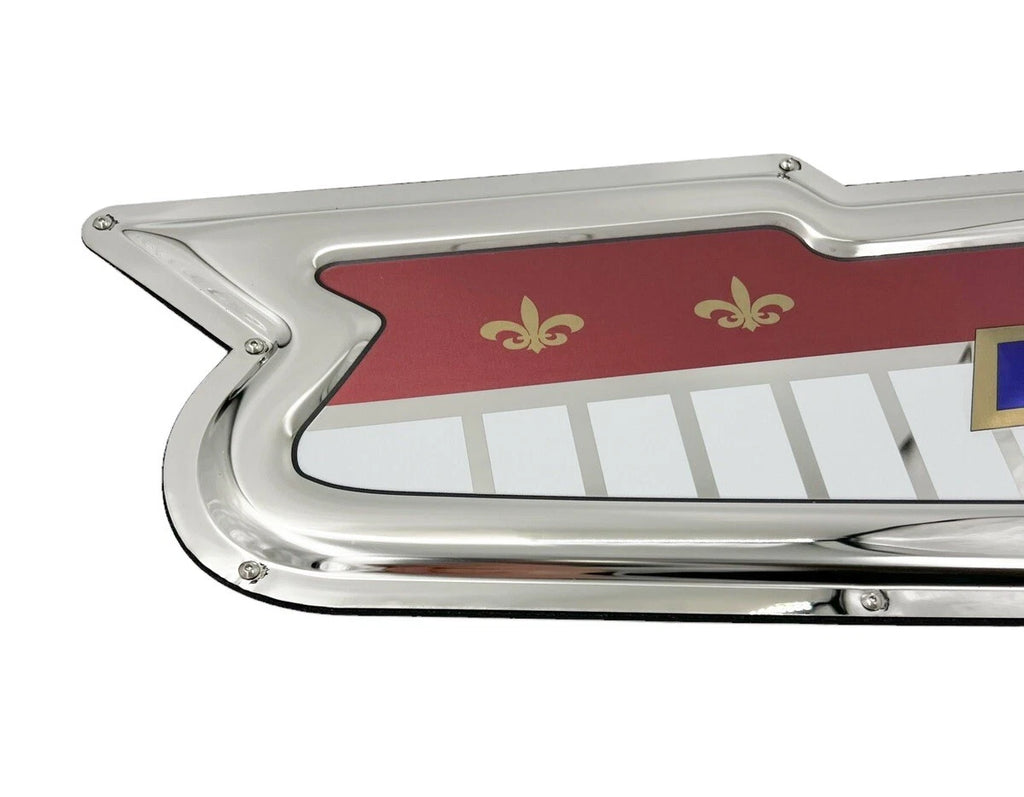 Gold Logo Emblem Metal Sign for Chevrolet Tri-Five (1955–1957)