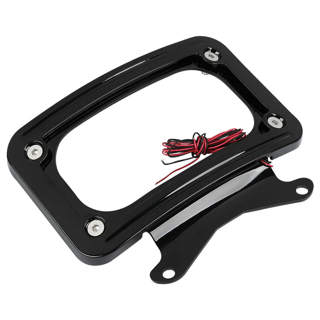 Curved LED License Plate Frame for Harley Road King FLHRXS (2017-2023)