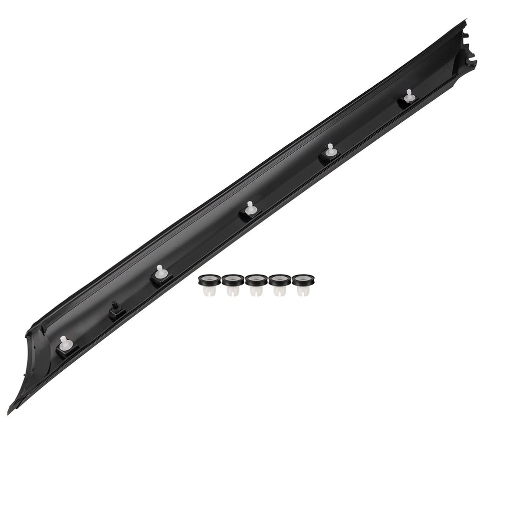 A-Pillar Molding 768374RA0A for Nissan Maxima (2016–2020) Left ABS Black
