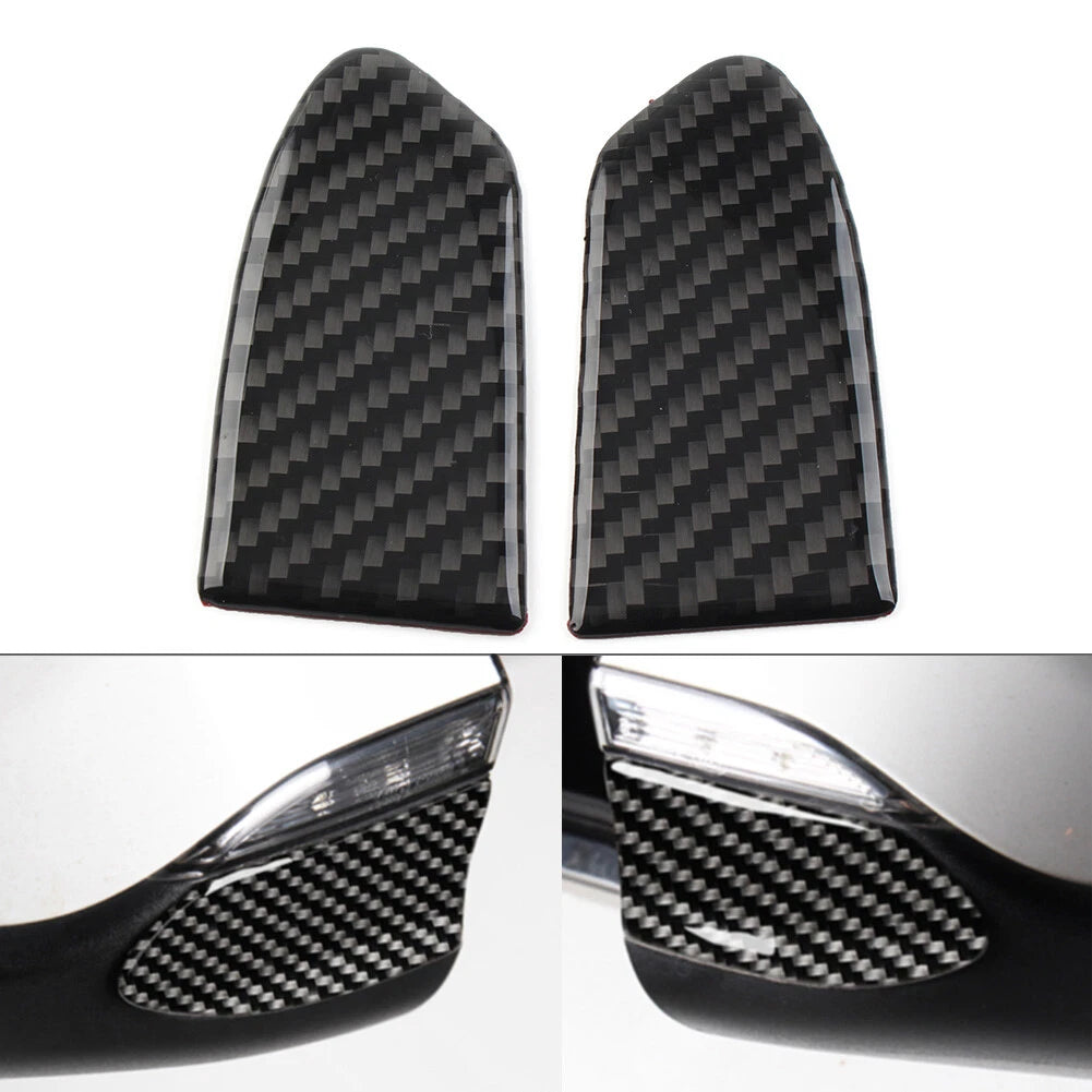 2X Rear View Side Mirror Cover Trim for Chevrolet Equinox (2018–2021)