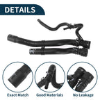Radiator Hose Coolant Pipe for Volkswagen Jetta 2.0L (2005–2017) Rubber