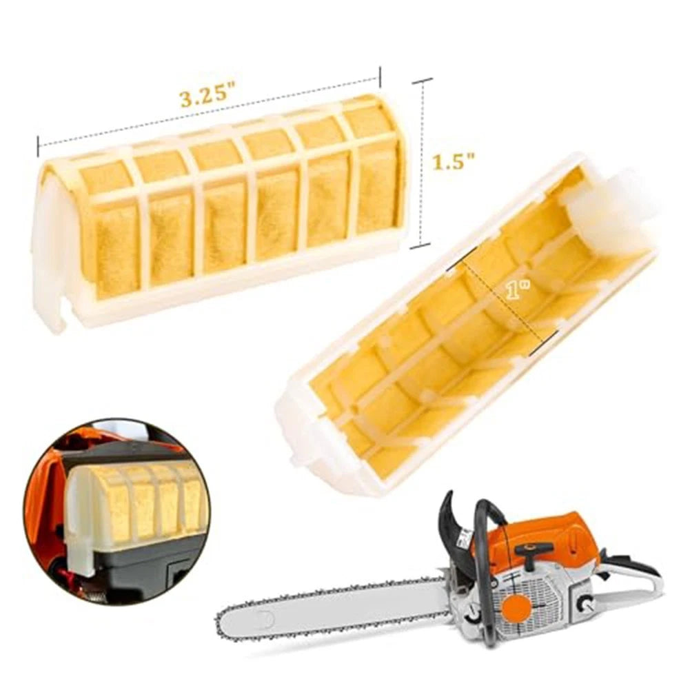 Air Filter Replacement Kit for MS250 Chainsaw (2 Filters)
