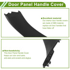 Door Panel Handle Pull Trim Cover for BMW 5 Series (2011–2016) Black