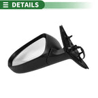 Left Door Mirror for Toyota Camry (2018–2023) Manual Folding Gloss Black