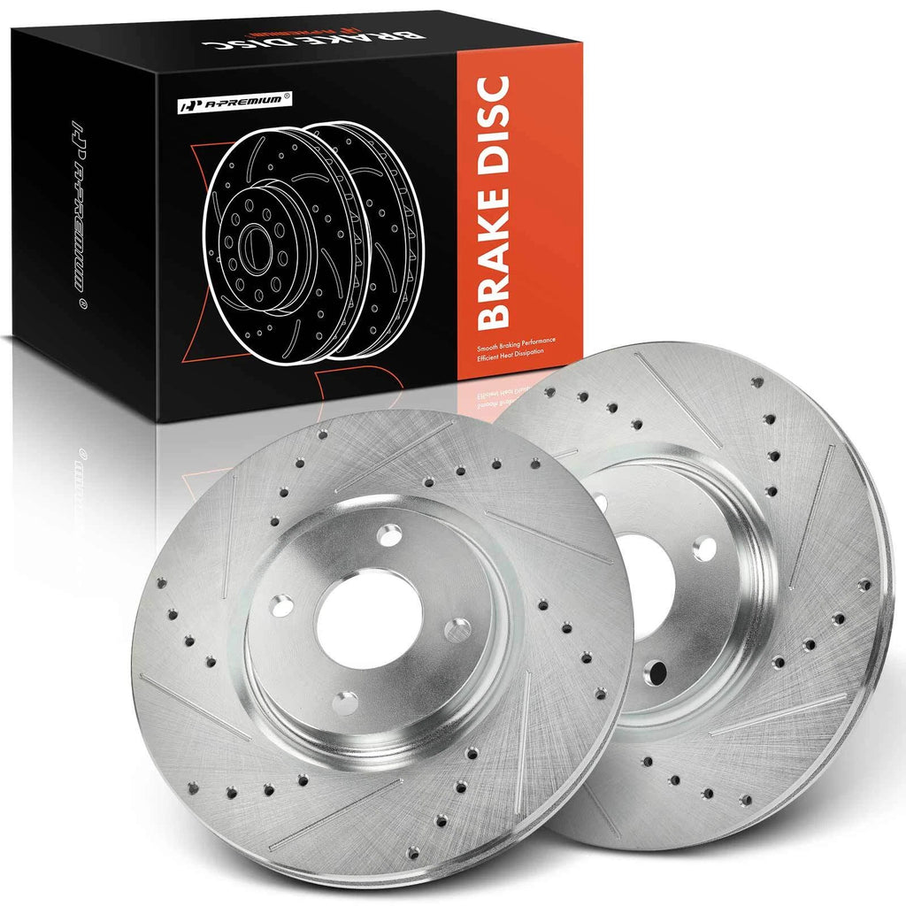 Front Side Drilled Brake Rotors for Ford EcoSport (2018–2022)