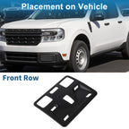 Front Row Headlight Trim Bezel for Ford Maverick (2022) Black