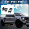 Set of 1 Automatic Footrest Pedals Cover for Ford F150 (2009–2014) Silver Tone