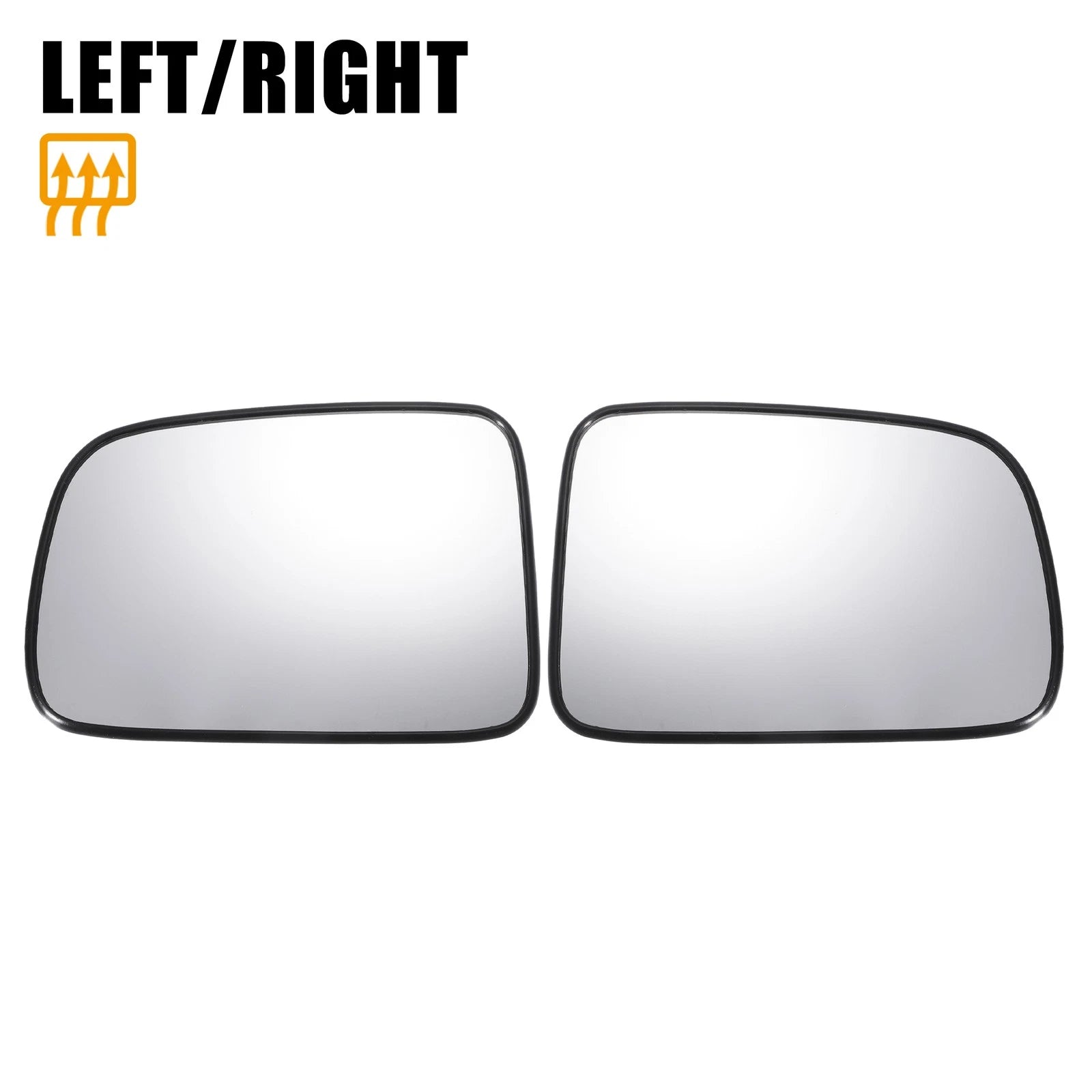 Pair White Heated Mirror Glass for Honda CR-V (2017–2023)