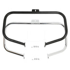 Chrome/Black Engine Guard Crash Bar for Harley Softail Fat Boy (2000–2017)
