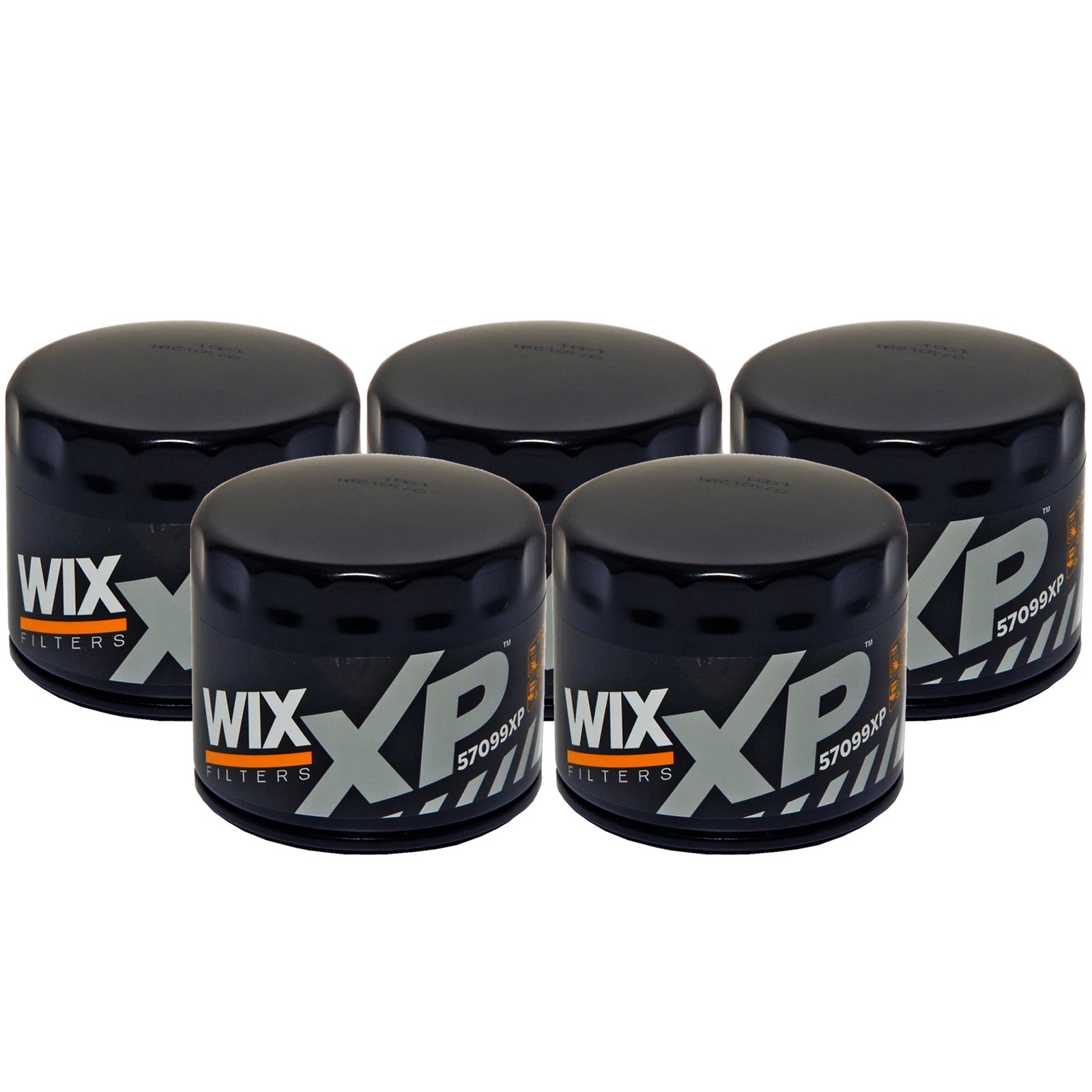 Set of 5 Wix XP Engine Motor Oil Filters for Chevy GMC Old Pontiac (StdAsp)
