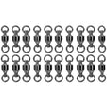 20 Pack Split Rings for Sea Fishing - Stainless Steel Bearings