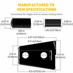 Hood & Door Hinge Cover for Jeep Wrangler JK JKU Unlimited (2007–2018)