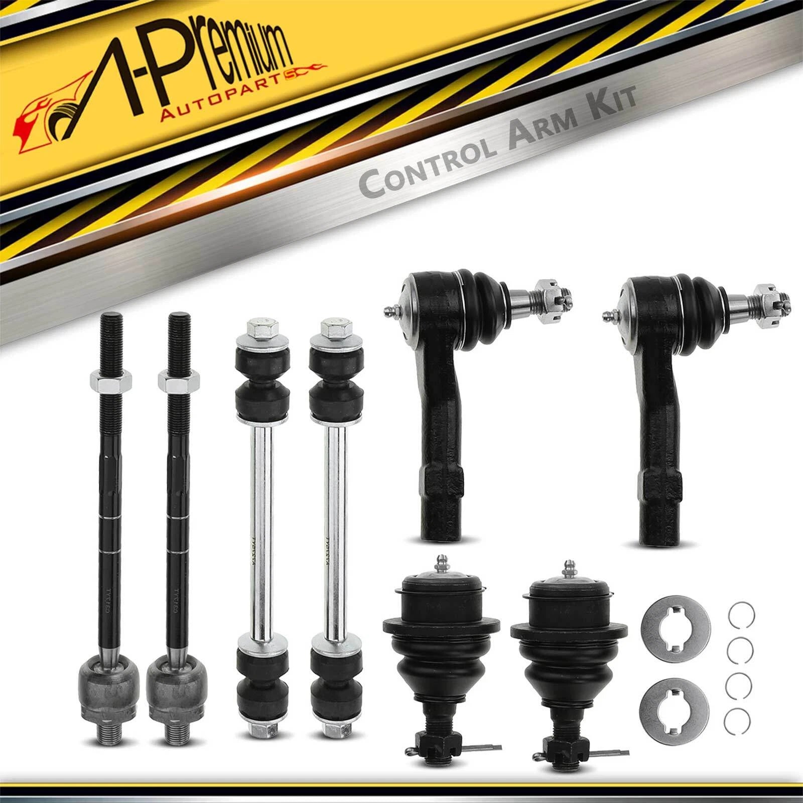 Set of 8 Front Sway Bar Tie Rod Ball Joints for Ford Explorer Ranger