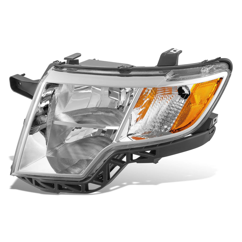 Driver Left Chrome Housing Amber Corner Headlight for Ford Edge (2007–2010)