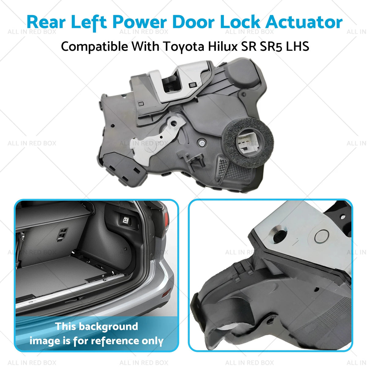 Rear Left Power Door Lock Actuator for Toyota Hilux (2005–2015) LHS
