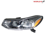Driver Left Headlight for Chevrolet Trax (2017–2019) Halogen Chrome Housing