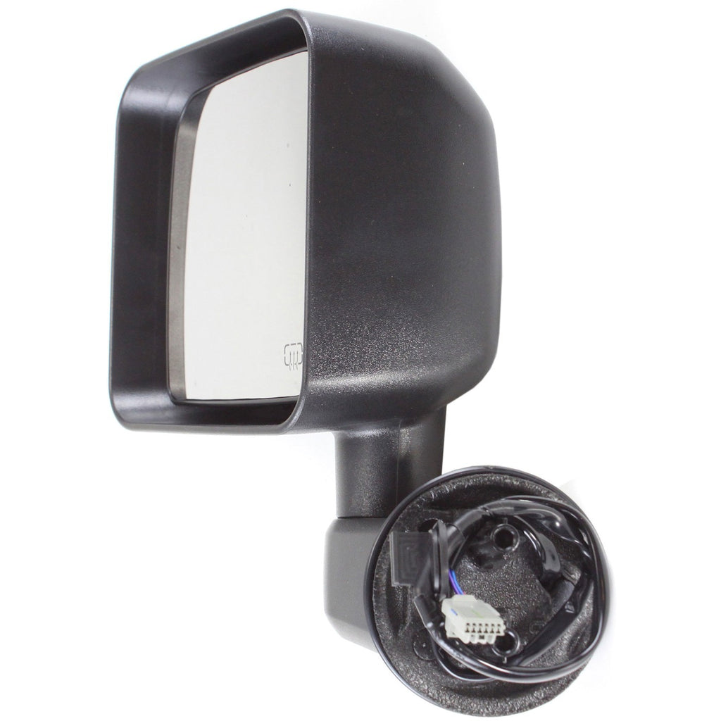 Power Mirror for Jeep Wrangler (2011–2013) Driver Side Heated Textured Black