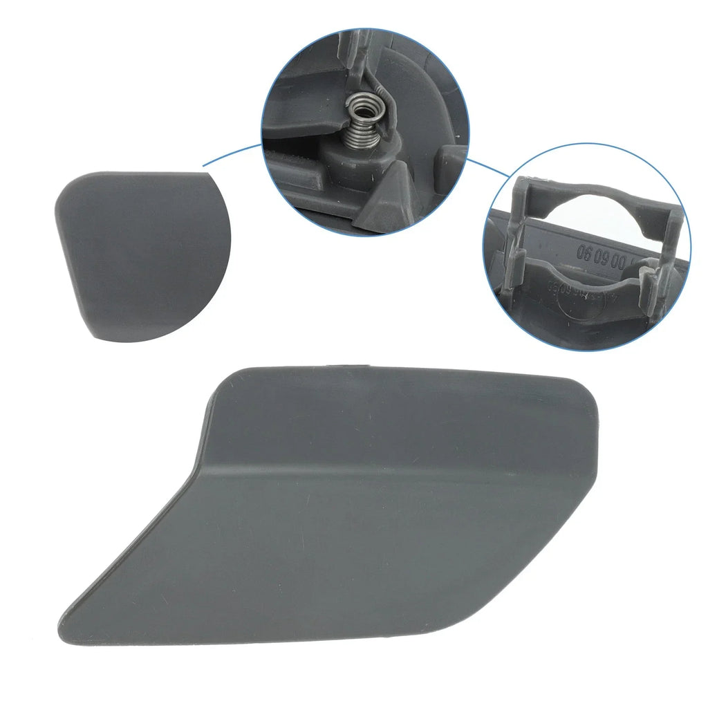 Pair Front Bumper Headlight Washer Nozzle Cover Cap for BMW 328i