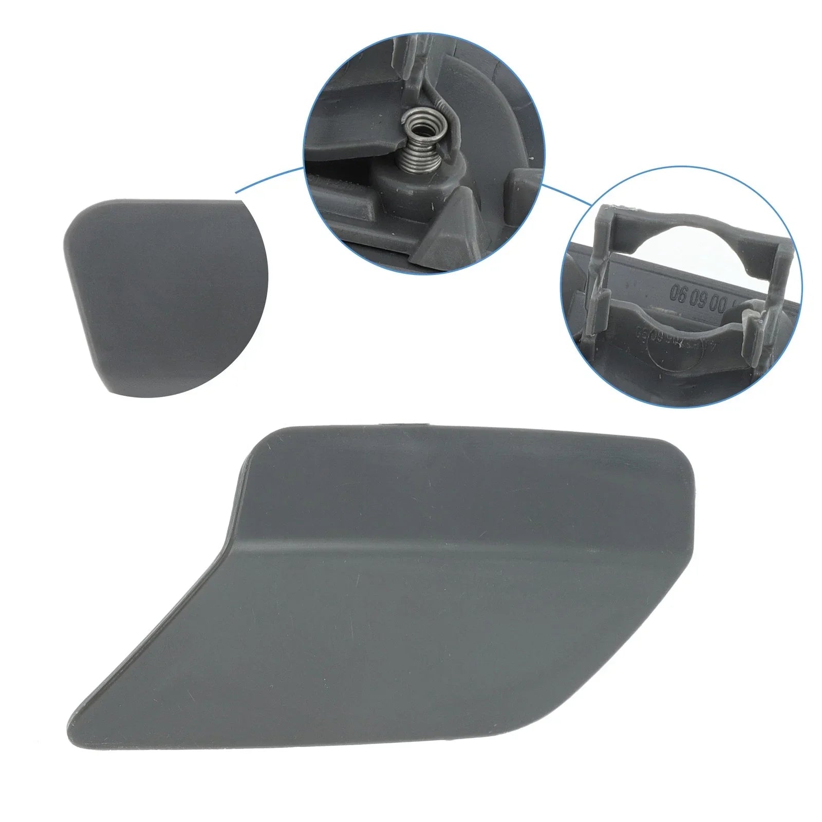 Pair Front Bumper Headlight Washer Nozzle Cover Cap for BMW 328i