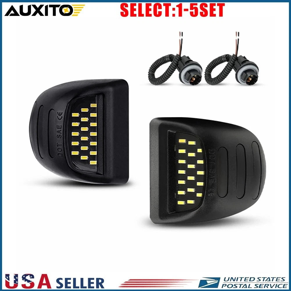 2X LED License Plate Light for Chevy Silverado 1500 2500HD 3500 HD (1999–2014)
