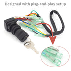 Boat Main Switch Ignition Key for Yamaha 225 250 HP Outboard (703 82510)