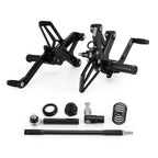 CNC Aluminum Rearsets Footpegs for Kawasaki Ninja ZX 25R (2020–Present)