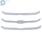 Set of 3 Chrome Front Upper Grille Bars Insert for Ford Flex (2009–2012)