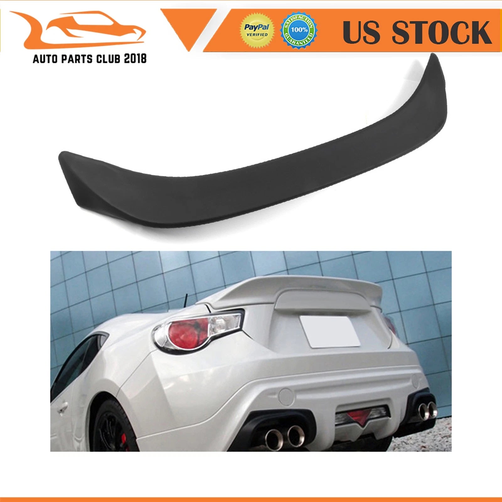Unpainted Trunk Spoiler Wing for Scion FRS GT86 (2013–2020)