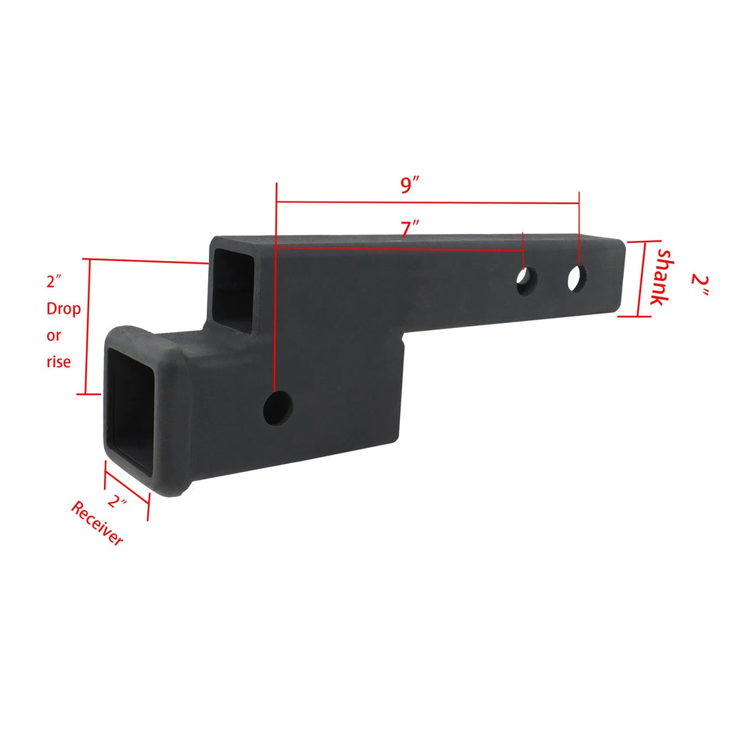 2 Inch Receiver Hitch for Towing (7500 lbs)