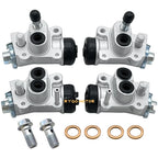 Set of 4 Front Brake Wheel Cylinders for Honda Fourtrax 300 TRX300FW (1988–2000)