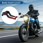 Adjustable Brake Clutch Levers for Honda X11 (1999–2002) Black Red