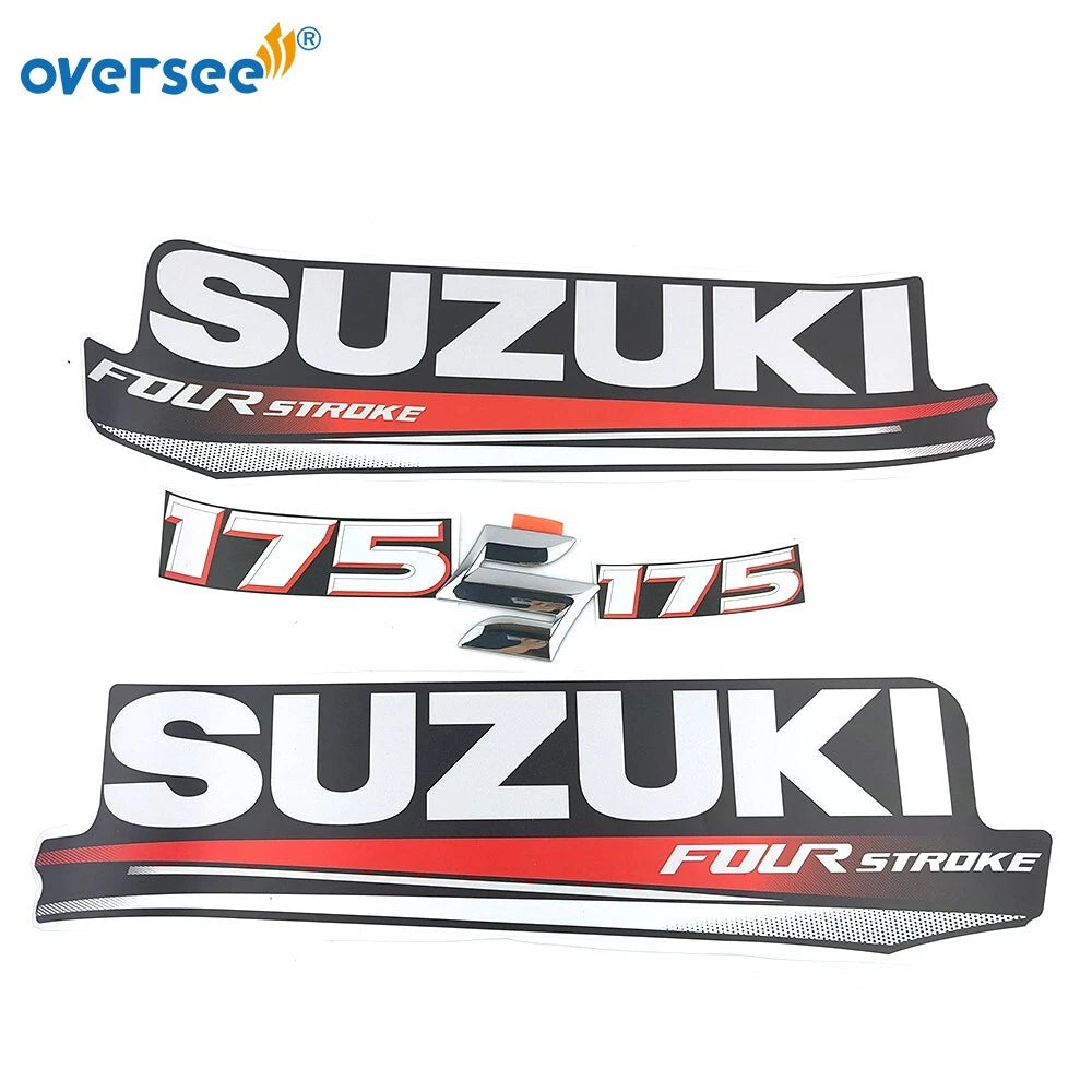 Top Cowling Sticker Kit for Suzuki 4 Stroke 175HP