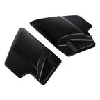 Battery Side Covers Panel for Harley Touring Road King (2009–2024) Black Denim