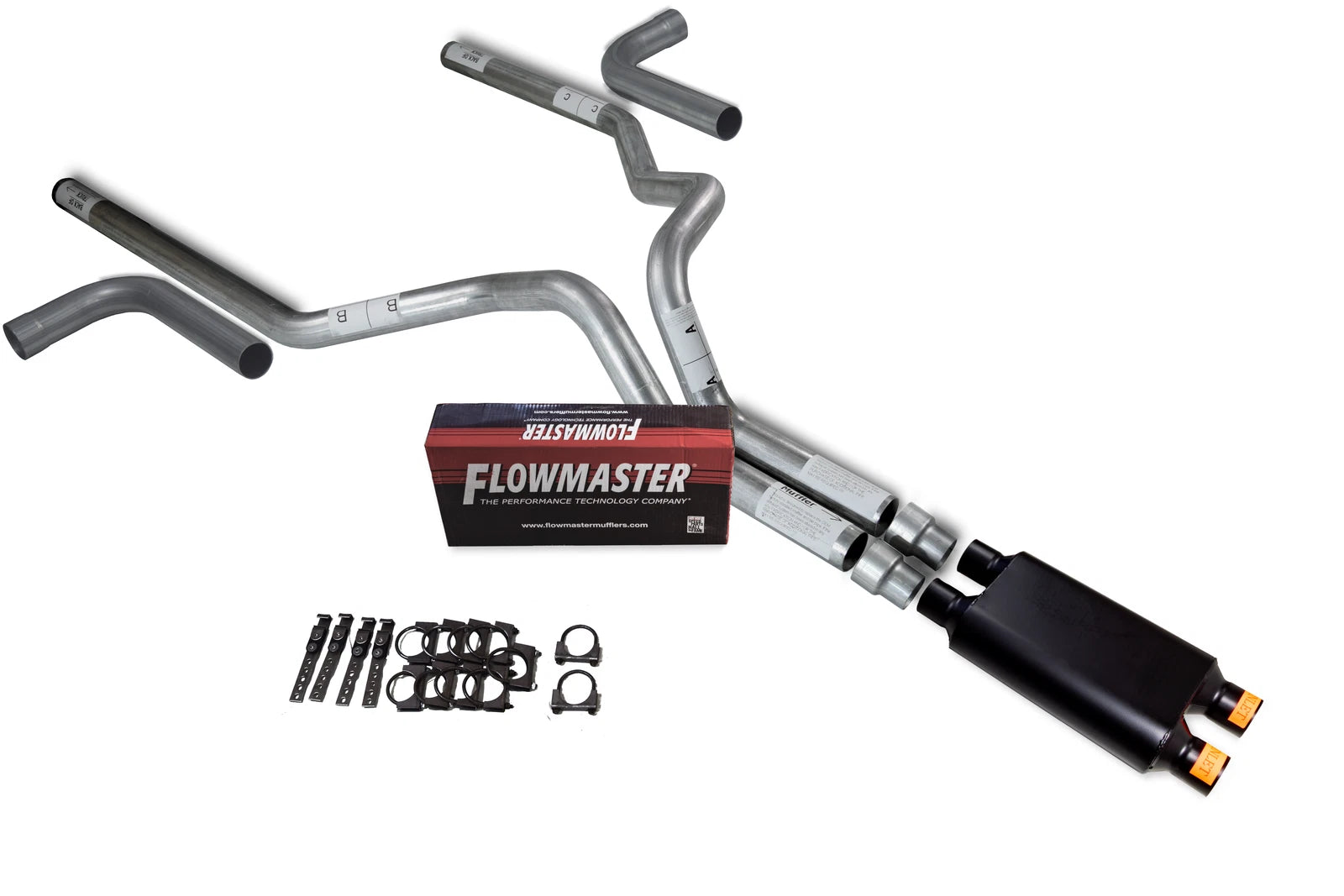 Flowmaster Super 40 Dual Exhaust for Chevy GMC 2500 (2000–2006)