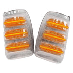 Clear Side Mirror Turn Signal Light Pair for Ford Transit 150 250 350HD (2015–2023)
