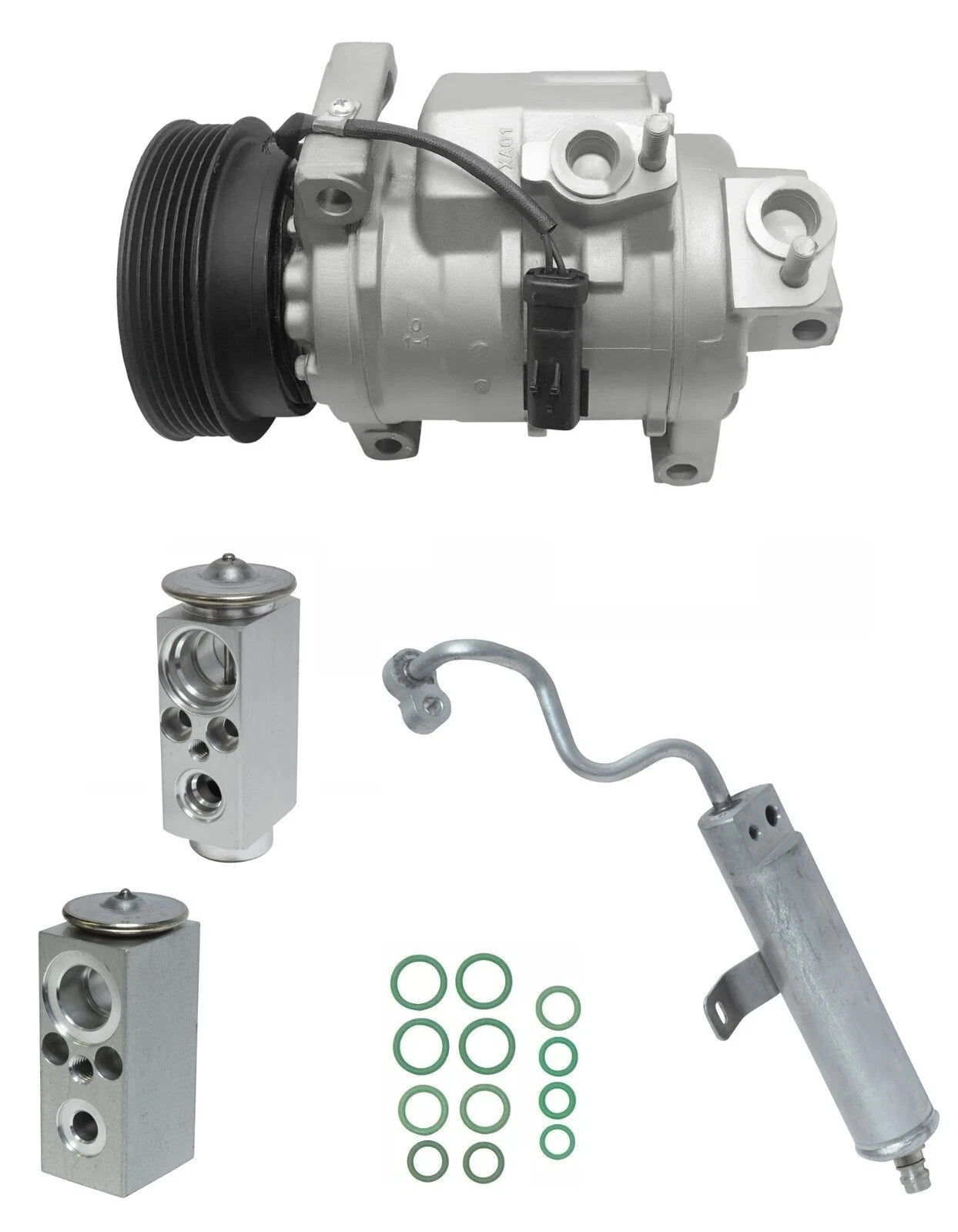 AC Compressor Kit OEM Replacement for Jeep Commander 5.7L V8 (2007–2010)
